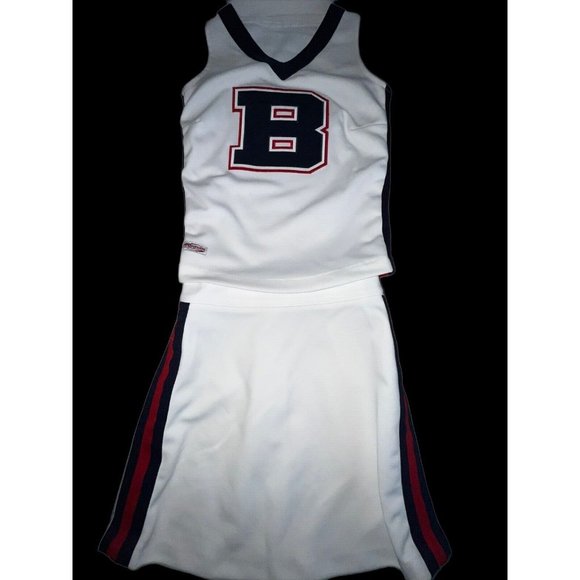 Team Leader Other - Teen Cheerleader Uniform Outfit Halloween Costume 32 in Top 25 Skirt Large B